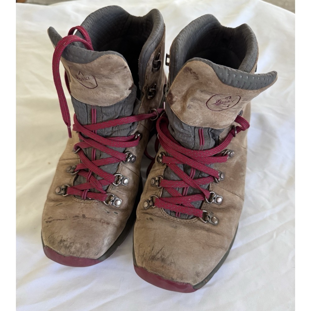 Danner Mountain 600 4.5" Men's Hiking Boots - Brown/Red  Sz 10.5